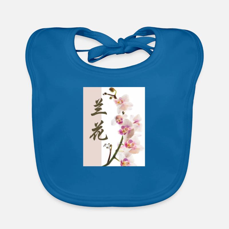 Orchidee Baby Bio-Lätzchen