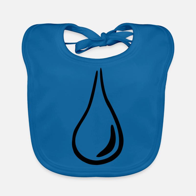 tear drop Organic Baby Bibs