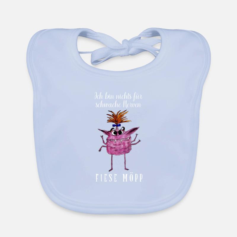 Fiese Möpp Nerven Baby Bio-Lätzchen