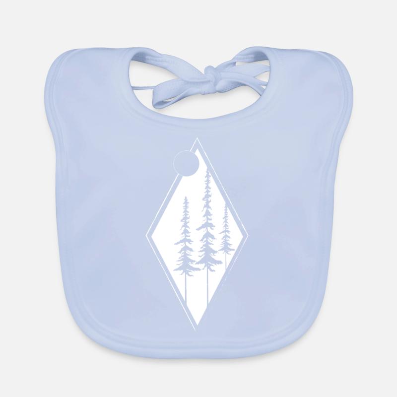 Tree Geometric shape Organic Baby Bibs