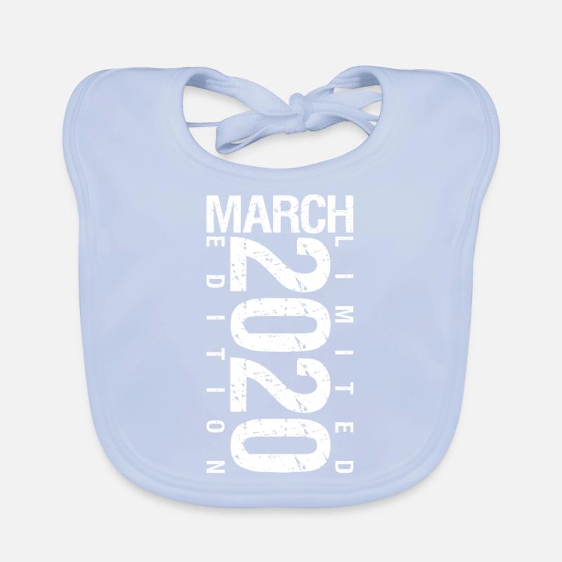 Mars 2020 Mars anniversaire Mars 2020 Bavoir bio Bébé