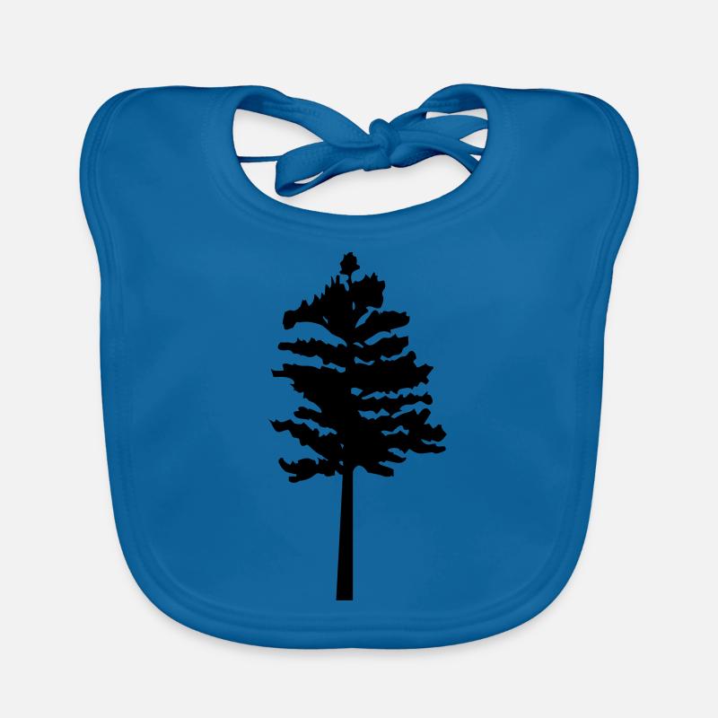 trees - tree Organic Baby Bibs