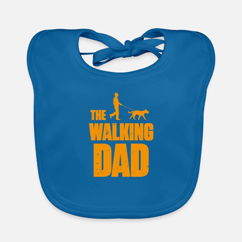 Father Dog Lover Gassi Saying Gift Organic Baby Bibs
