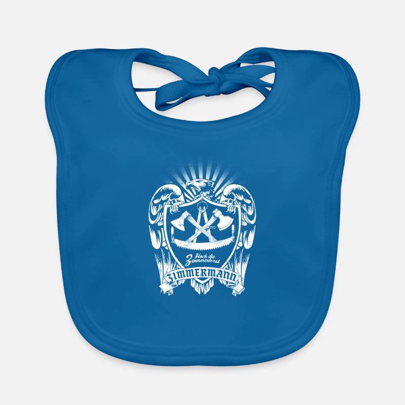 Zimmermann - Baby Bio-Lätzchen - Pfauenblau
