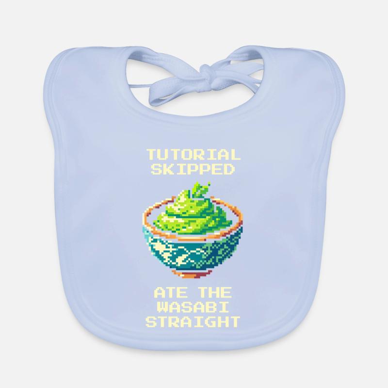 Tutorial skipped | Wasabi eaten pure Organic Baby Bibs