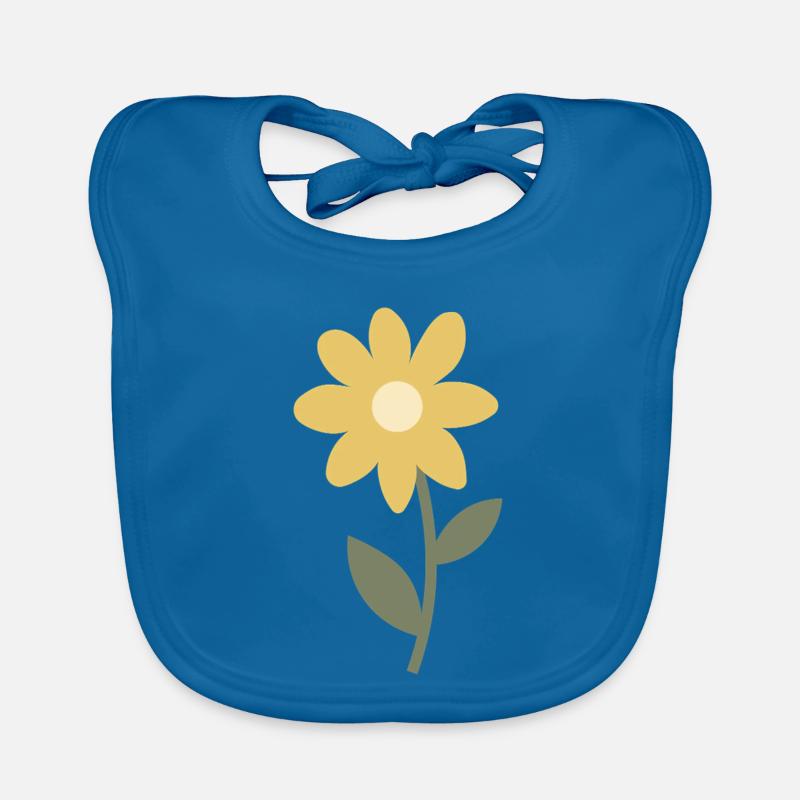 Minimal Flower Bloomdesign Organic Baby Bibs