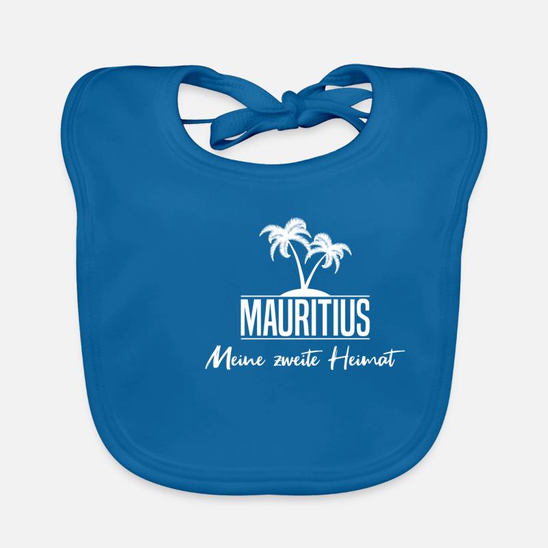 Mauritius Heimat Insel Liebe Geschenk Baby Bio-Lätzchen