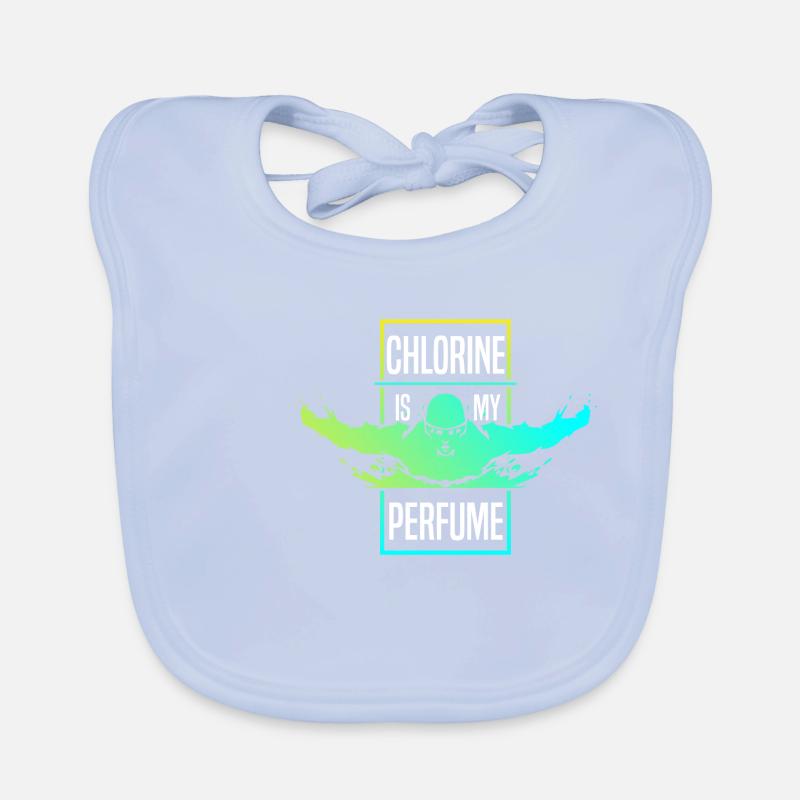 Le chlore est mon parfum-drôle Bavoir bio Bébé