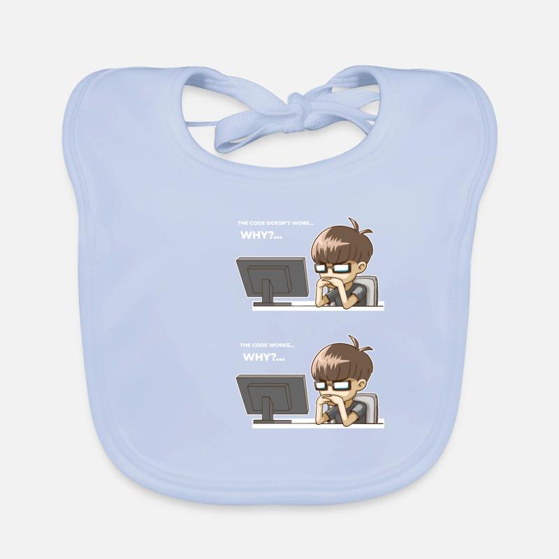 Lustiger Programmiercode funktioniert warum Baby Bio-Lätzchen