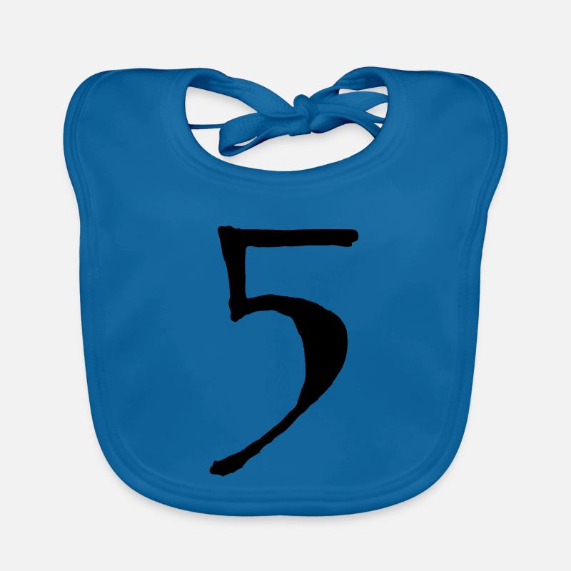 cinq cinq numéro 5 Bavoir bio Bébé