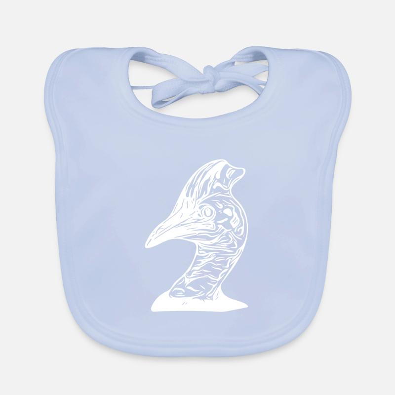 Australischer Kasuar Laufvogel Baby Bio-Lätzchen
