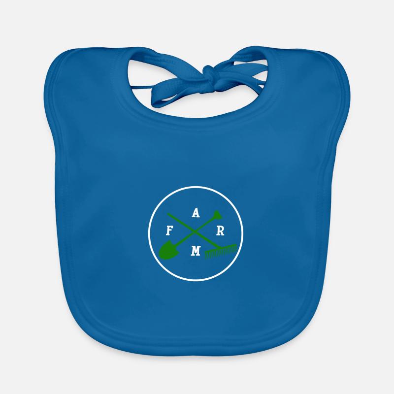 Farm with tools - farm with tools Organic Baby Bibs