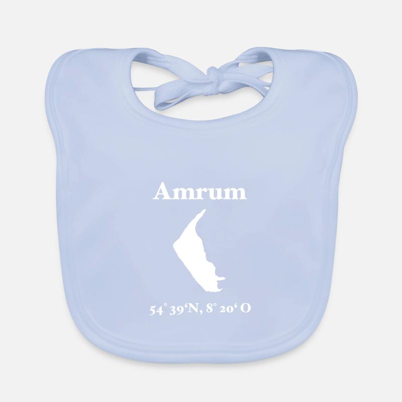 Amrum North Sea Island Design Organic Baby Bibs
