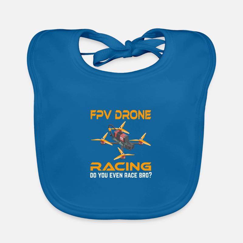 FPV Drone Racing Organic Baby Bibs
