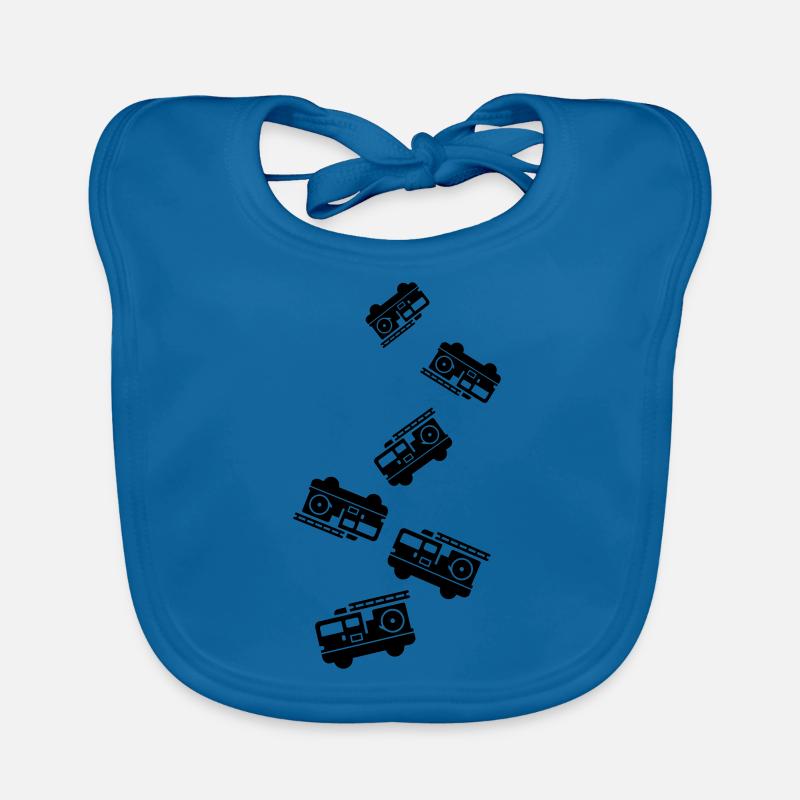 Fire engine Organic Baby Bibs