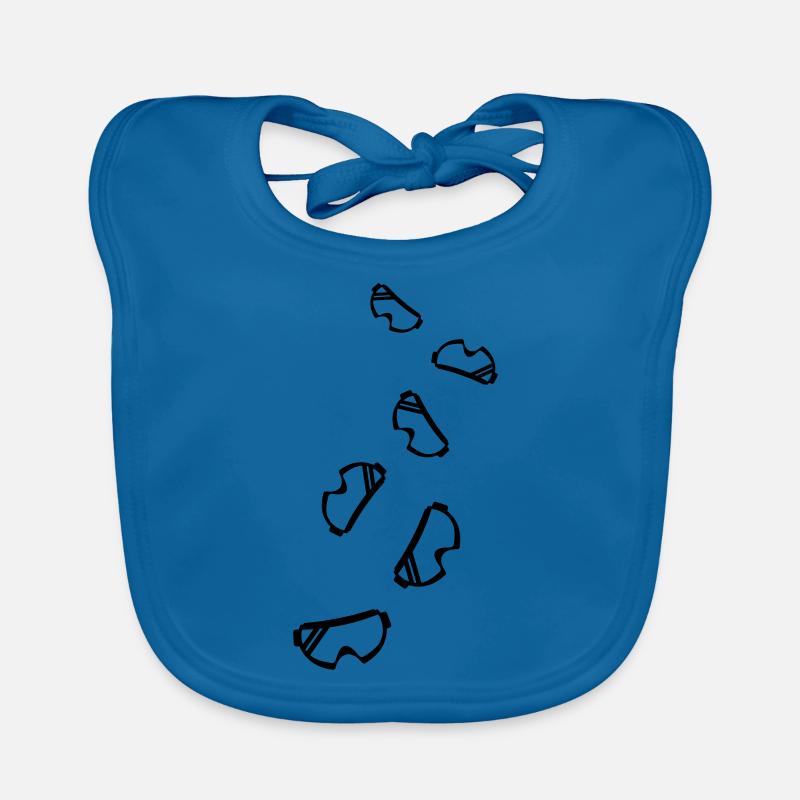 Icône des lunettes de ski Bavoir bio Bébé