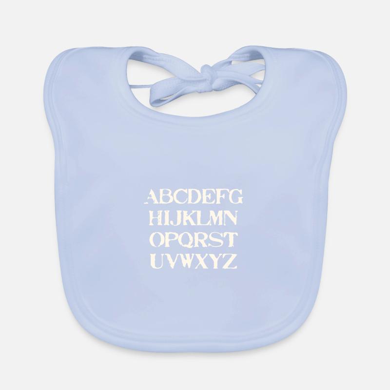 ABC Idée cadeau Alphabet Bavoir bio Bébé