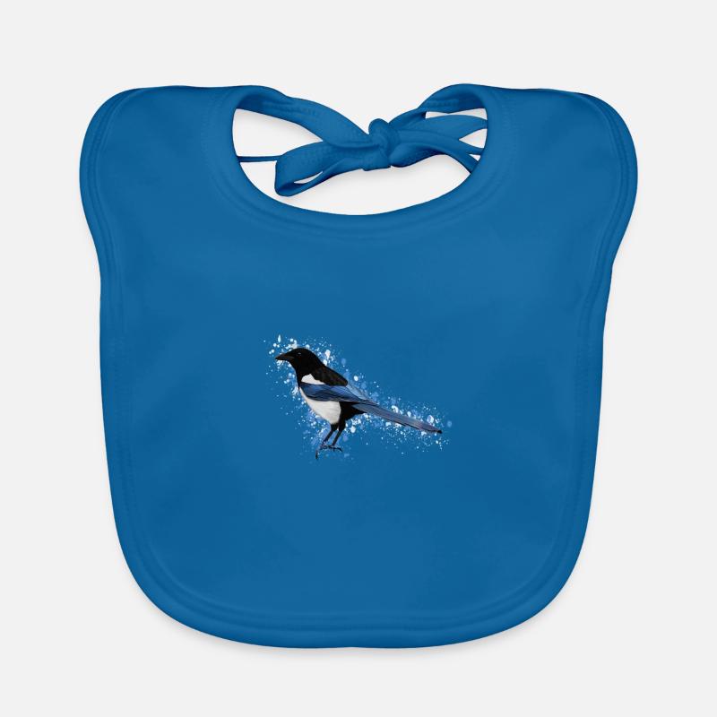 Elster Bird Bird Lover Birdwatcher Organic Baby Bibs