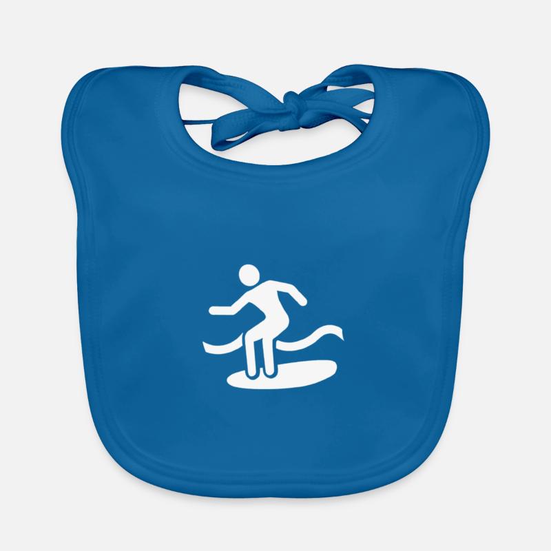 Surfer Geschenkidee surfen Baby Bio-Lätzchen