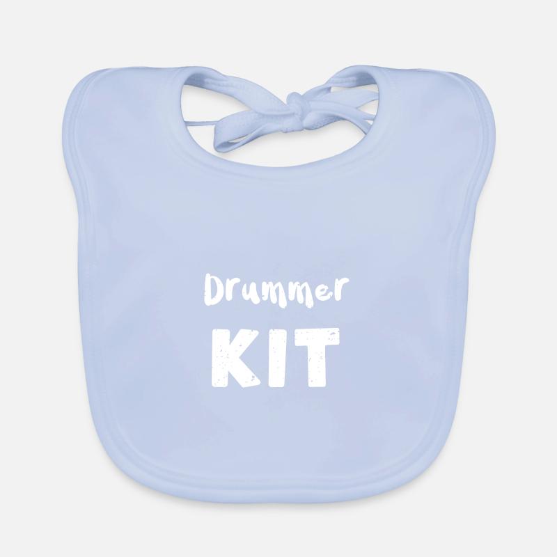 Drummer Kit - Drums Baby Bio-Lätzchen