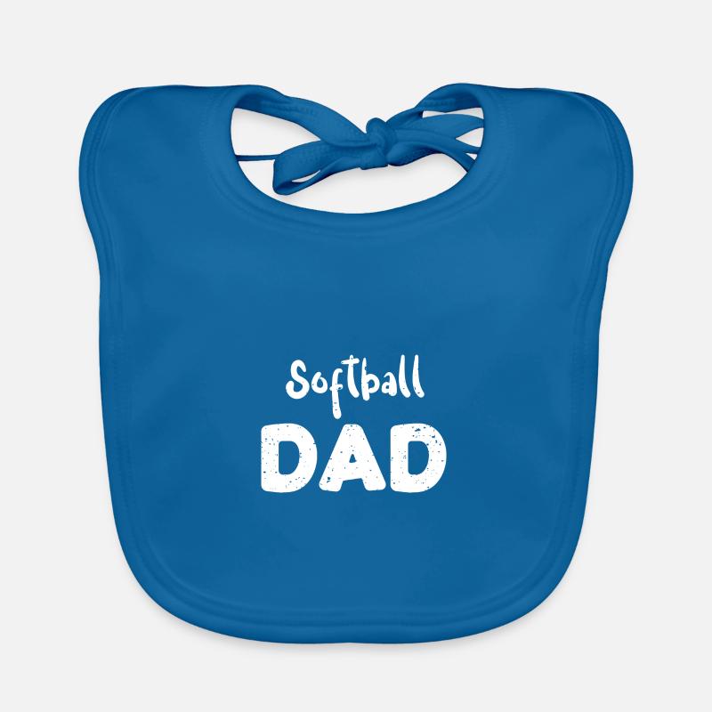 Softball Dad - Dad Baby Bio-Lätzchen