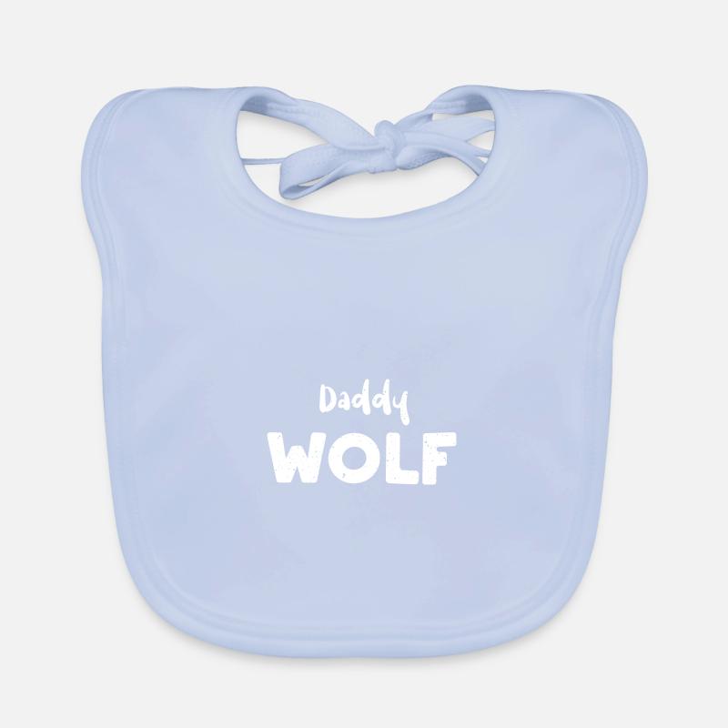 Daddy Wolf - Dad Baby Bio-Lätzchen
