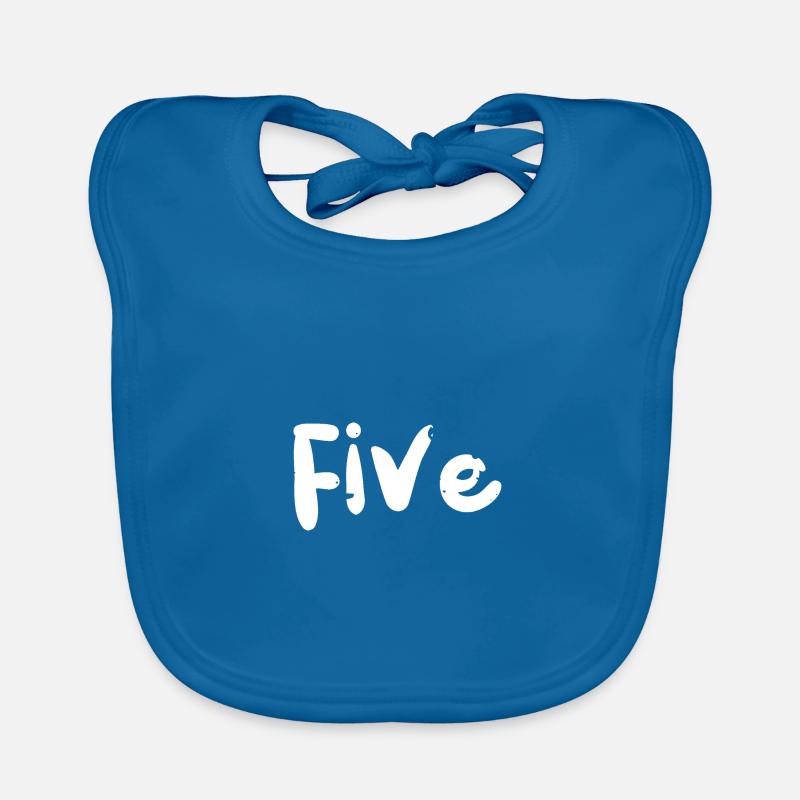 Five - Birthday Baby Bio-Lätzchen