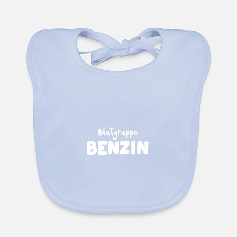 Blutgruppe Benzin - Car Guy Baby Bio-Lätzchen