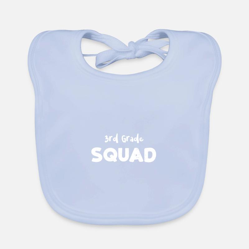 3rd Grade Squad - Birds Baby Bio-Lätzchen
