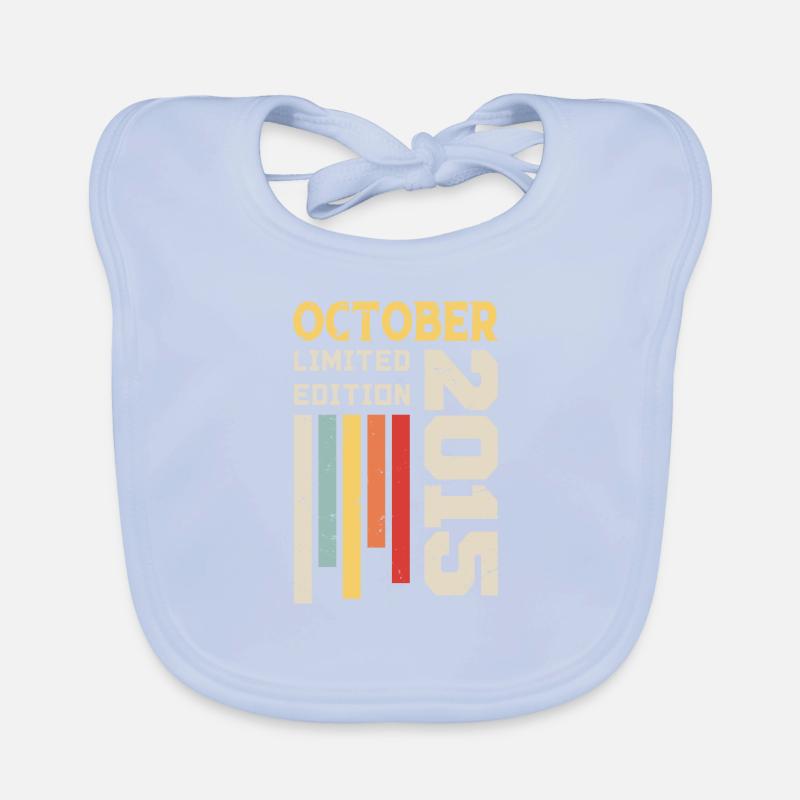 Oktober 2015 - Oktober 2015 Geburtstagsgeschenk Baby Bio-Lätzchen