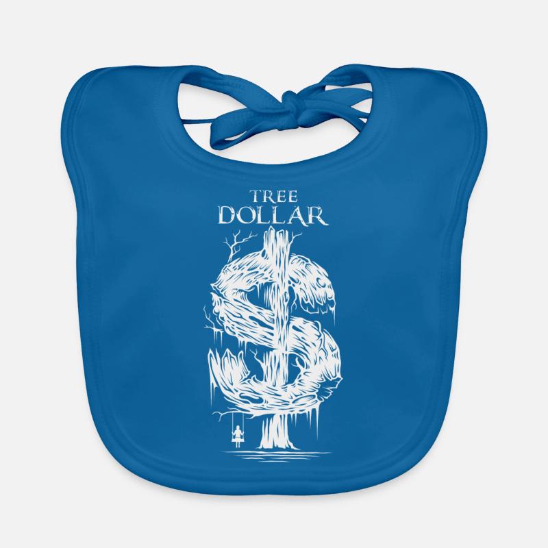Horro's dollar tree - conception d'halloween Bavoir bio Bébé