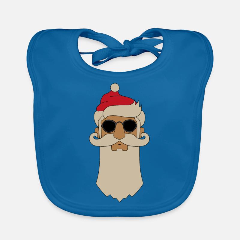 Weihnachtsmann Baby Bio-Lätzchen