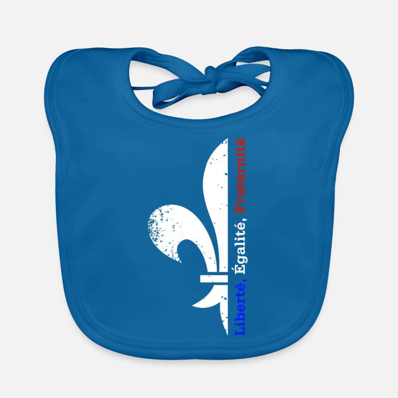Liberté Égalité Fraternité Bavoir bio Bébé