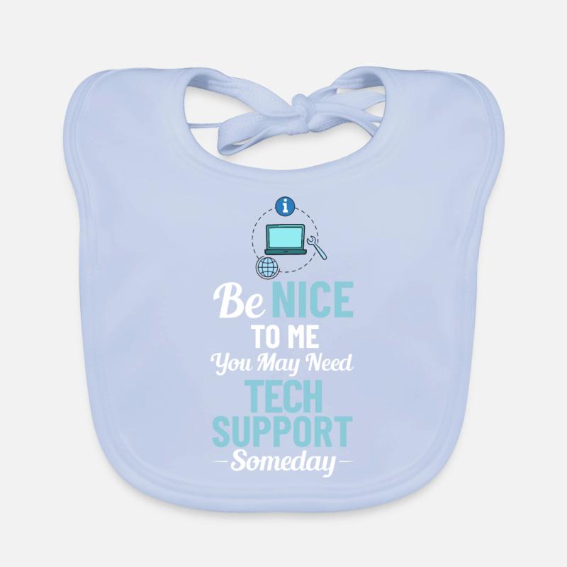 Tech Support IT Technischer Hilfe Helpdesk Baby Bio-Lätzchen