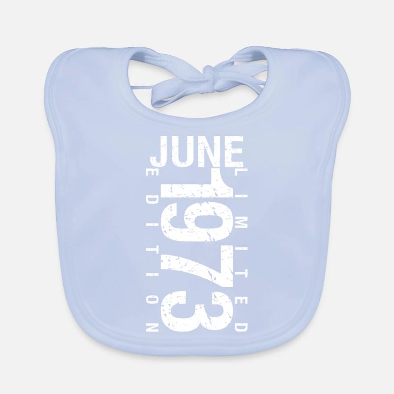 Juni 1973 Juni Geburtstagsgeschenk Juni 1973 Baby Bio-Lätzchen