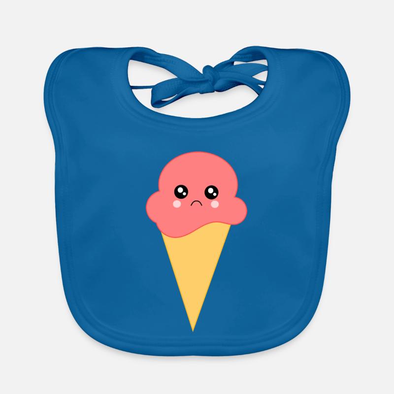 Eis Eiscreme Erdbeereis Baby Bio-Lätzchen