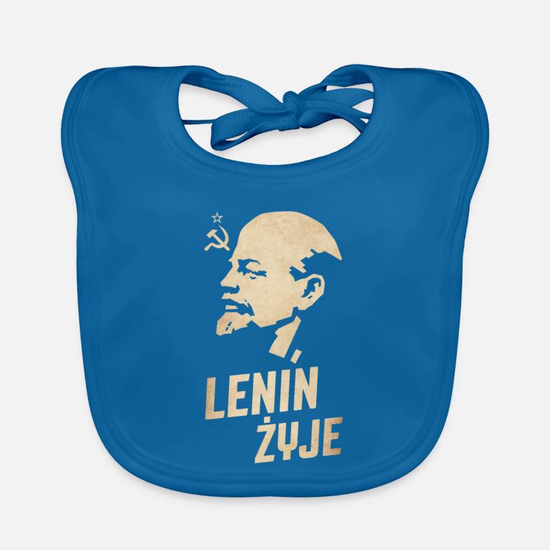 Lenin is alive Organic Baby Bibs