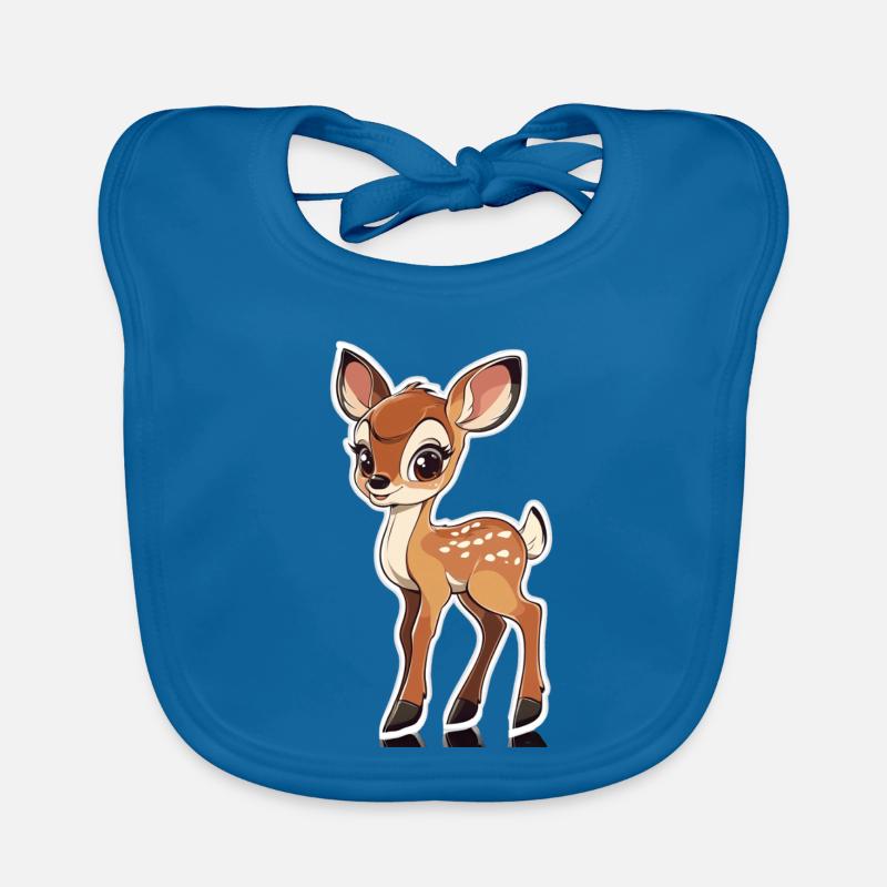 roe deer Organic Baby Bibs
