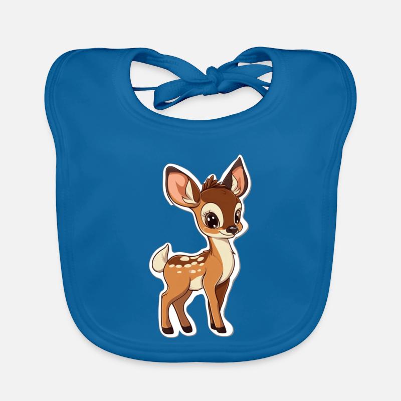 roe deer Organic Baby Bibs