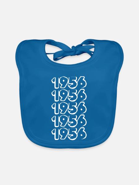 1956 - Baby Bio-Lätzchen - Pfauenblau
