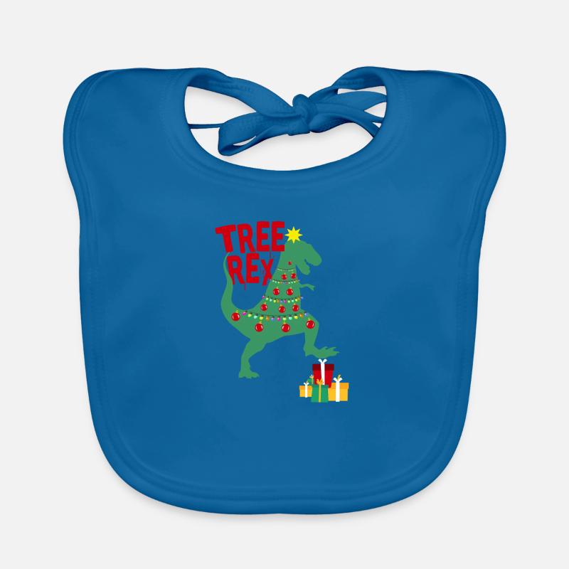 Idée cadeau de Noël Tree Rex Bavoir bio Bébé