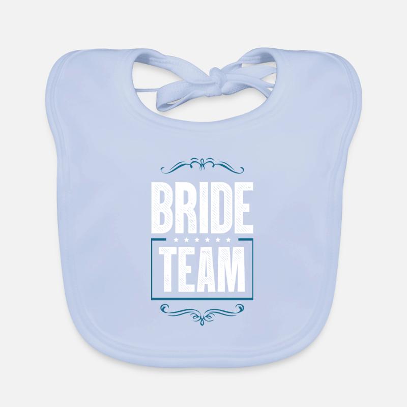 Bride Crew Baby Bio-Lätzchen
