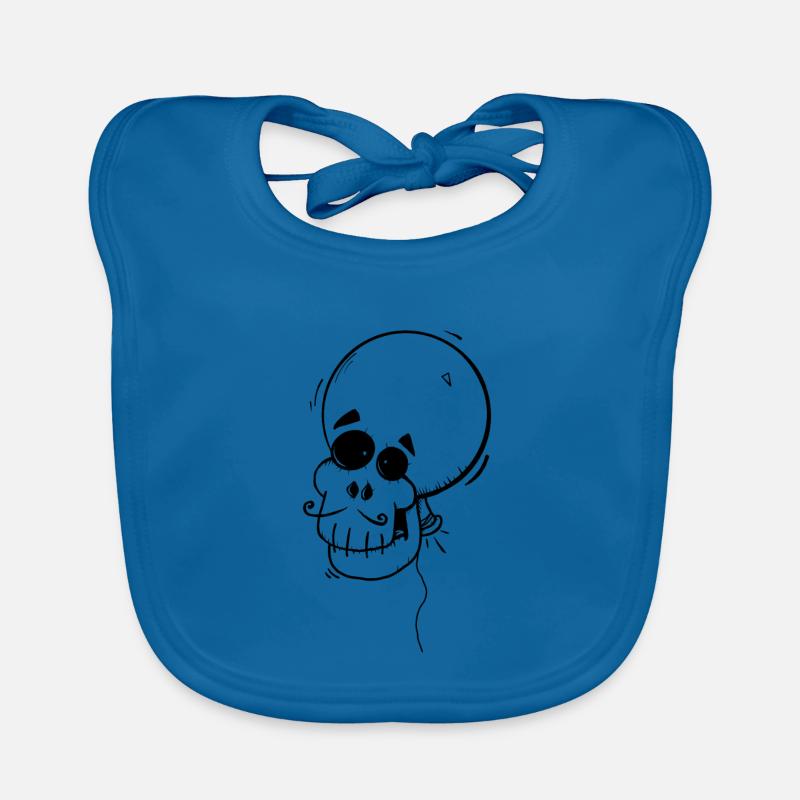 Crâne de ballon Bavoir bio Bébé
