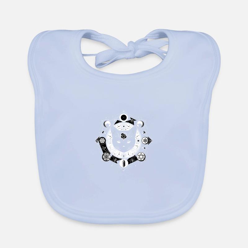 Easter Ostara Eostre Pagan Spring Hare Organic Baby Bibs