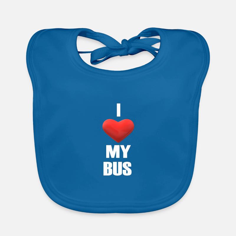 J'aime mon bus Bavoir bio Bébé