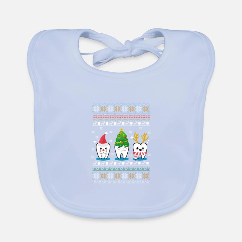 NOËL DES DENTS Bavoir bio Bébé