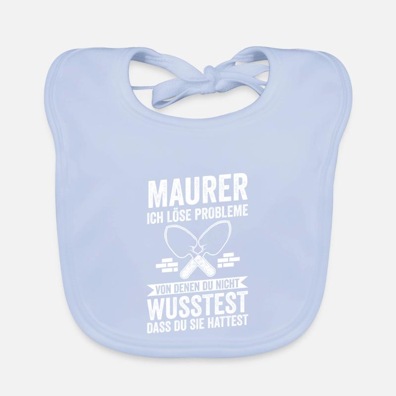 Master Bricklayer Journeyman Bricklayer Organic Baby Bibs