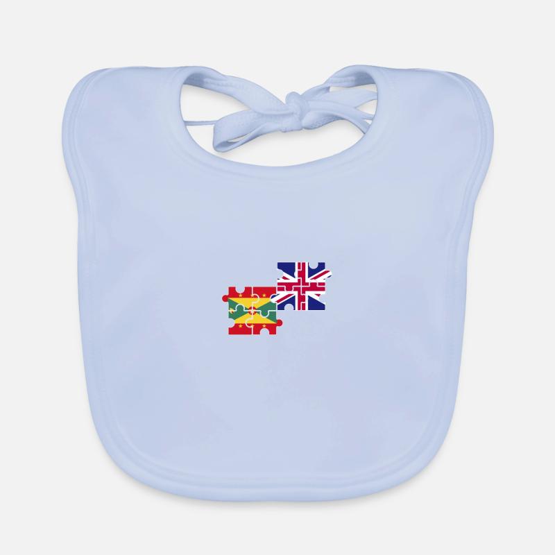 Grenade Drapeau du Royaume-Uni Grenadier britannique Bavoir bio Bébé