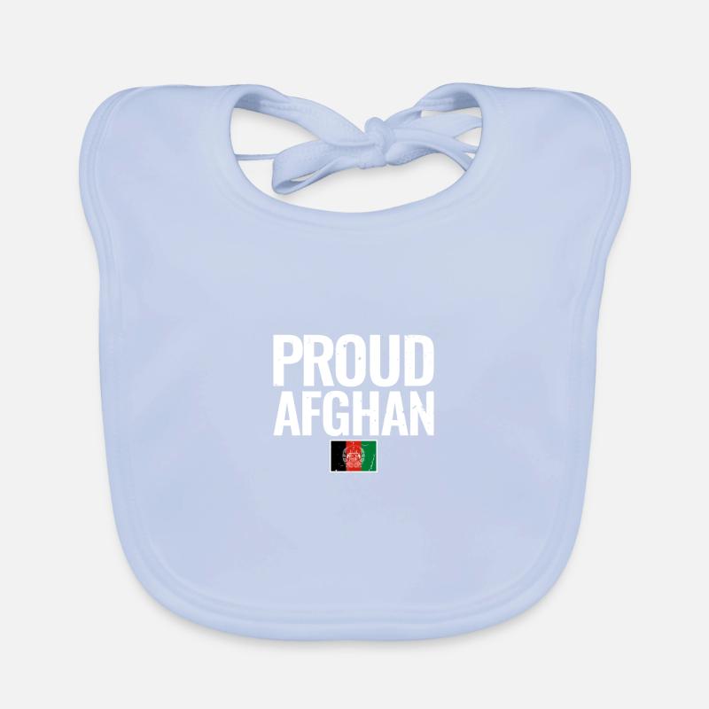 Fier drapeau afghan d’époque de l’Afghanistan Bavoir bio Bébé