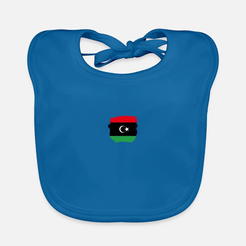 Libye Vintage drapeau libyen libyen Bavoir bio Bébé